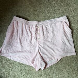 Stoney Clover Lane for Target shorts 2x pink terry cloth